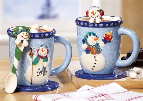 Snowman Holiday Mug and Spoon Gift Set | Christmas