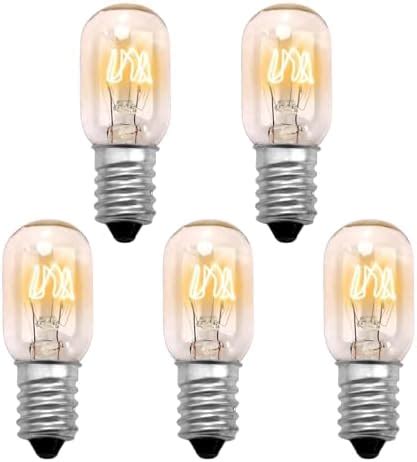 Goerpn 5Pcs 15W E14 Screw Salt Lamp Bulbs 230V Scentsy Mini Wax Warmer