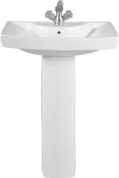 TOYO Wall Mounted Ceramic Pedestal Wash Basin For Bathroom Model Name