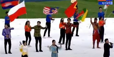 Insiden Jelang Pembukaan SEA Games 2023 Bendera Indonesia Dikibarkan