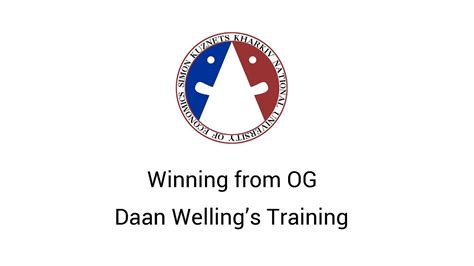 Winning From Og Daan Welling S Training For Khnue Debate Club Youtube