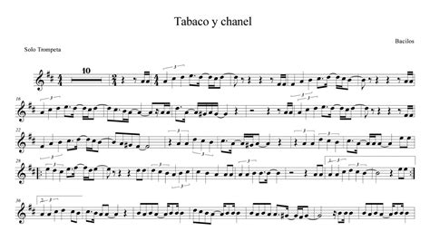 Tabaco Y Chanel Partitura Trompeta Chords Chordify