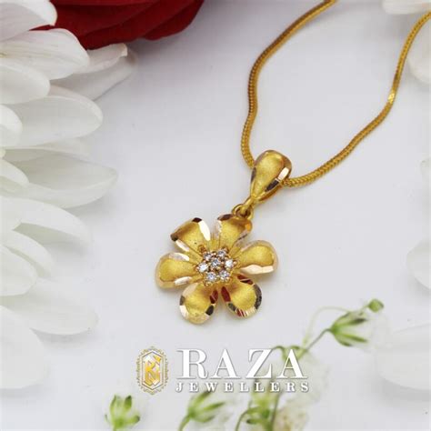 FLOWER GOLD LOCKET » Raza Jewellers