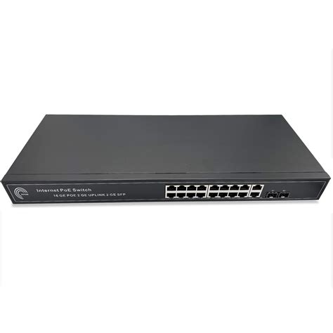 Switch Ports Poe Gigabit Avec Ports Sfp Go Plug Play Elfcam