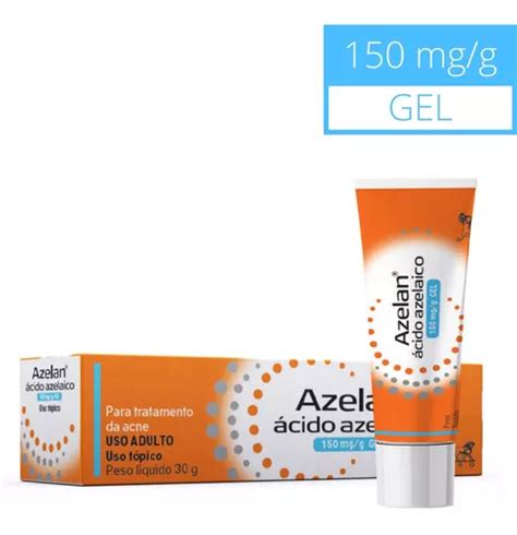 Azelan Ácido Azelaico Gel Tratamento Espinha Acne Frete grátis