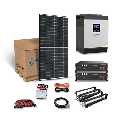 Kit Solaire W Autonome Hybride Mppt V V Kva Stockage Lithium