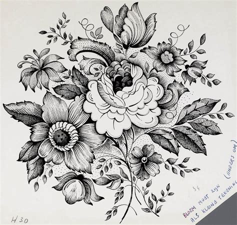 Bouquet Of Roses Drawing at PaintingValley.com | Explore collection of ...