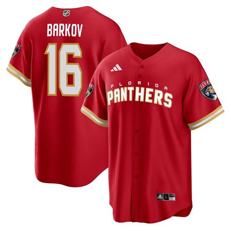 Florida Panthers Baseball Jersey - All Stitched