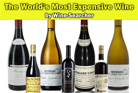 I Vini Pi Costosi Al Mondo La Classifica Di Wine Searcher