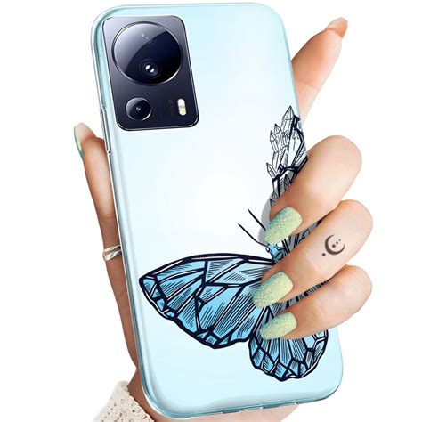 Etui Do Xiaomi 13 Lite Civi 2 Wzory Motyle Butterfly Barwne Obudowa