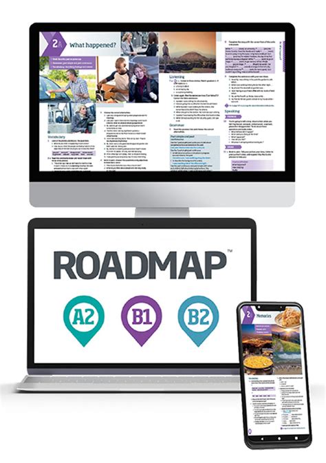 Roadmap A2 B1 B2 Multi Level Licence Ebook Online Practice 1 Ye