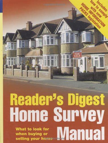 Reader S Digest Home Survey Manual What To Look For When Buying Or