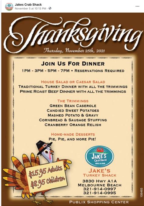 Restaurants Open on Thanksgiving Day