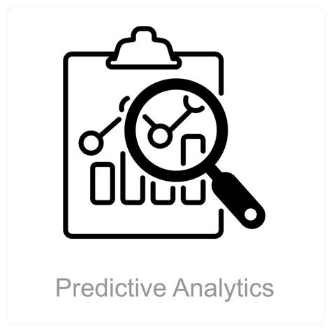 Predictive Analytics And Data Icon Concept 46284146 Vector Art At Vecteezy