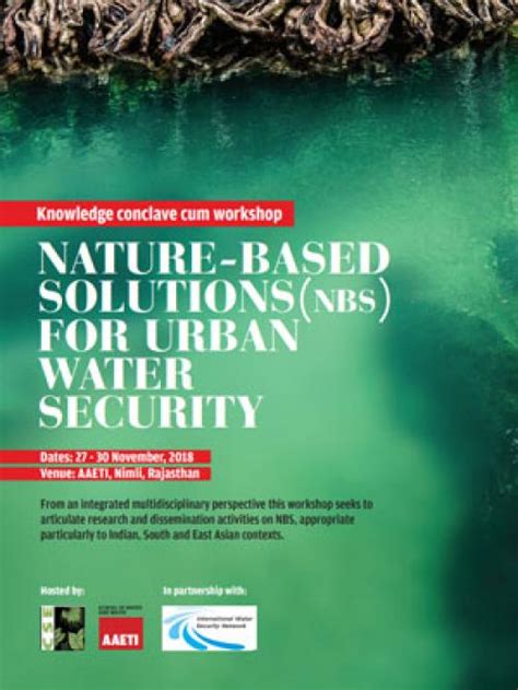 Brochure Nature Based Solutions Nbs For Urban Water Security