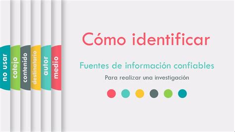 Cómo identificar fuentes de información confiables YouTube