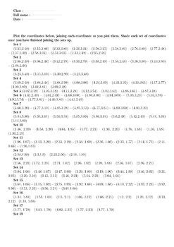 Valentine S Day Graphing Fun Heartfelt Plotting Points Worksheet MATH