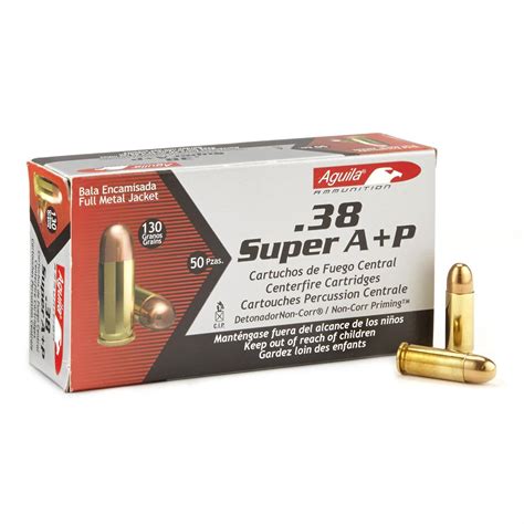 Aguila Super P Fmj Grain Rounds Super