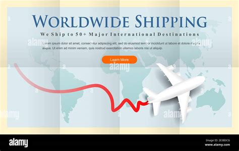 Shipping Route Map Stock Vektorgrafiken Kaufen Alamy