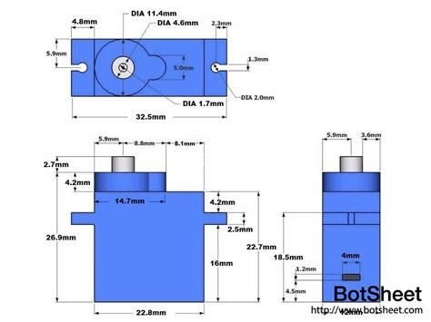 Tower Pro Sg90 小型舵機 Botsheet