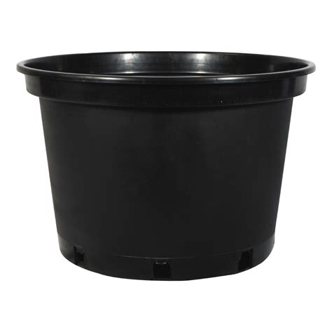 Maceta redonda de plástico 7 5 L 2 gal Grow Depot México