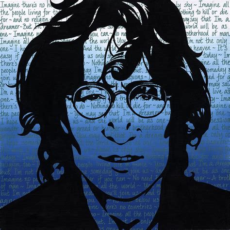 John Lennon Stencil