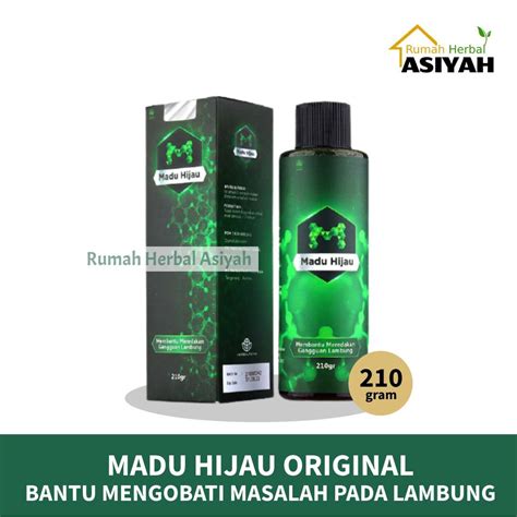 Jual MADU HIJAU Madu Hijau Herbal Lambung Obat Lambung Maag Kronis