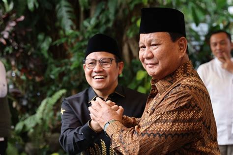 Sambangi Kertanegara Gus Muhaimin Sanjung Elektabilitas Prabowo