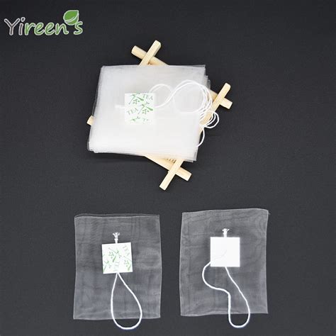 Pla 65 X 80mm Biodegradable Disposable Ground Coffee Filter Bags Made Of Corn Fiber Mesh