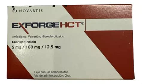 Exforge Hct Mg Mg Mg Con Comprimidos Env O Gratis