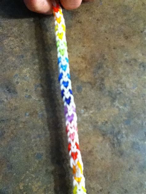 Inverted Fishtail Rainbow Loom Embroidered Friendship Bracelet Hair