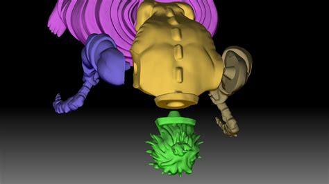 🌙 Gyutaro Upper Rank 6 - Demon Slayer Figure・ STL File for 3D printing