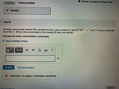 Solved Review I Constants Periodic Table Submit Previous Chegg