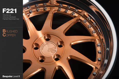 F Brushed Copper Avant Garde Wheels