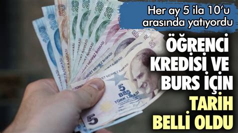 Son Dakika Milyonlarca Renciyi Ilgilendiriyor Kredi Ve Burs