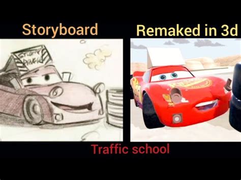 Cars Deleted Scene Traffic School 3D Remake YouTube