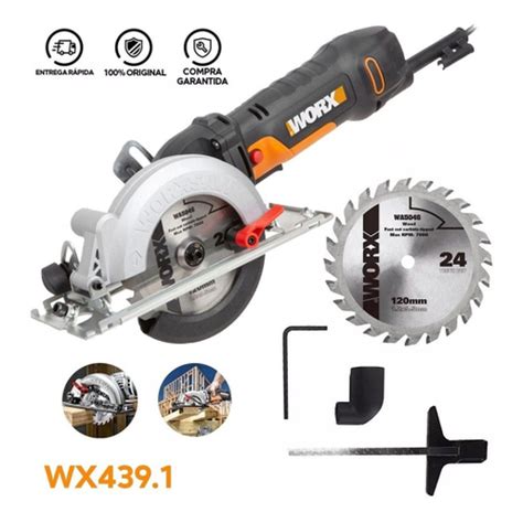 Serra Circular Worxsaw 400w Wx429 Worx Serra guia 220v em Promoção na