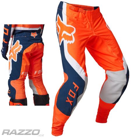 MX Kalhoty FOX FlexAir Efekt Pant Flo Orange 2023 Kalhoty Motokros