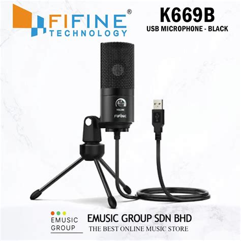 FIFINE K669B USB Microphone Metal Condenser Microphone For Recording ...