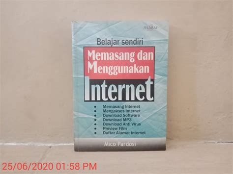 Jual BUKU ORIGINAL BELAJAR SENDIRI MEMASANG DAN MENGGUNAKAN INTERNET