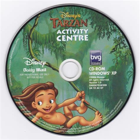 Disney S Tarzan Activity Center Cover Or Packaging Material Mobygames