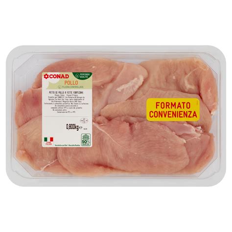 Petto Di Pollo A Fette G Conad Online Conad