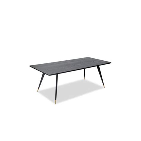 Liang Eimil Harley Solid Wood Top Metal Base Dining Table Wayfair