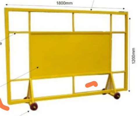 Yellow Mild Steel Safety Barricades At Rs 6500 In Pimpri Chinchwad Id