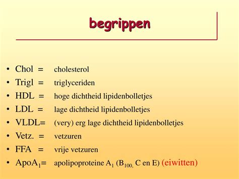 Ppt Cholesterol En Zijn Hart En Bloedvaten Powerpoint Presentation