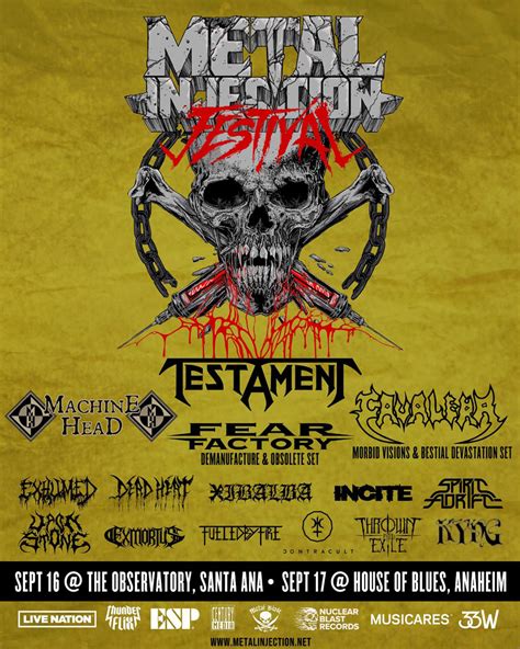 Fear Factory To Play Metal Injection Festival Fear Factory