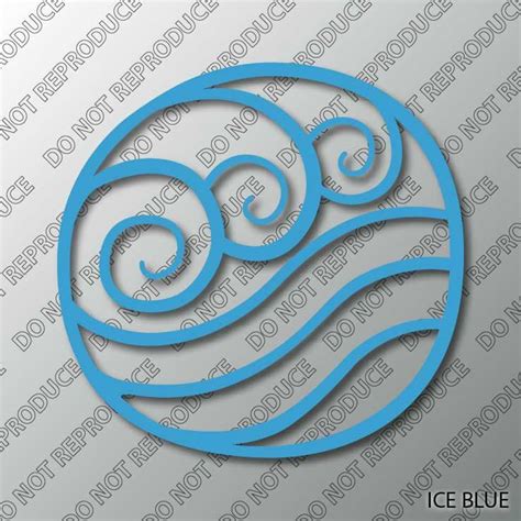 Water Tribe Symbol Avatar TLAB Themed Vinyl Decal | Etsy | Water tribe ...