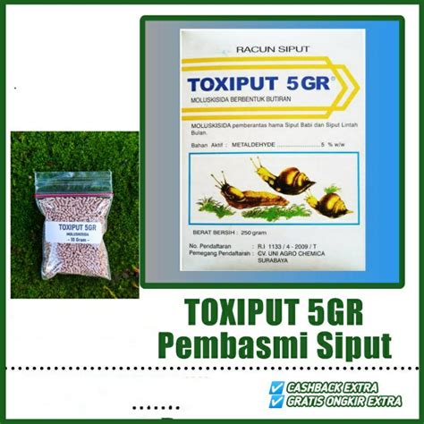 Jual Kemasan Repack Ampuh Racun Semua Jenis Siput Toxiput Racun