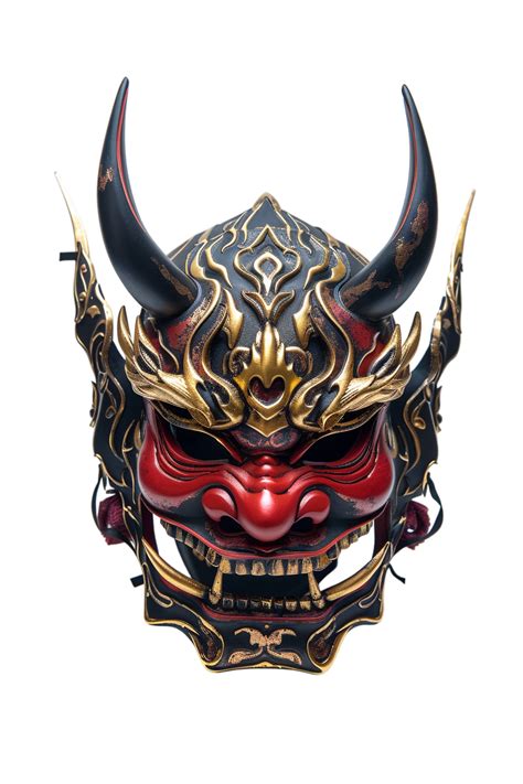 Oni Mask Isolated On Transparent 48413039 Png