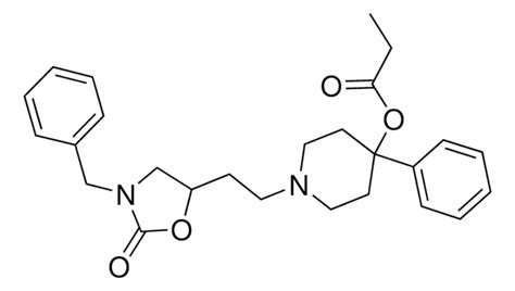 1 2 3 Benzyl 2 Oxo 1 3 Oxazolidin 5 Yl Ethyl 4 Phenyl 4 Piperidinyl